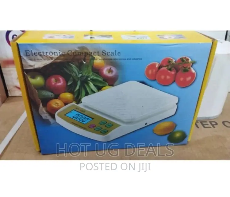 Digital Kitchen Weighing Scale Max Capacity of 10kg- White
