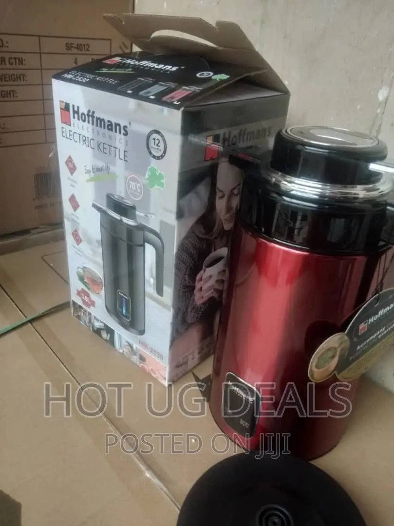 3l Hoffman Electric Flask -red