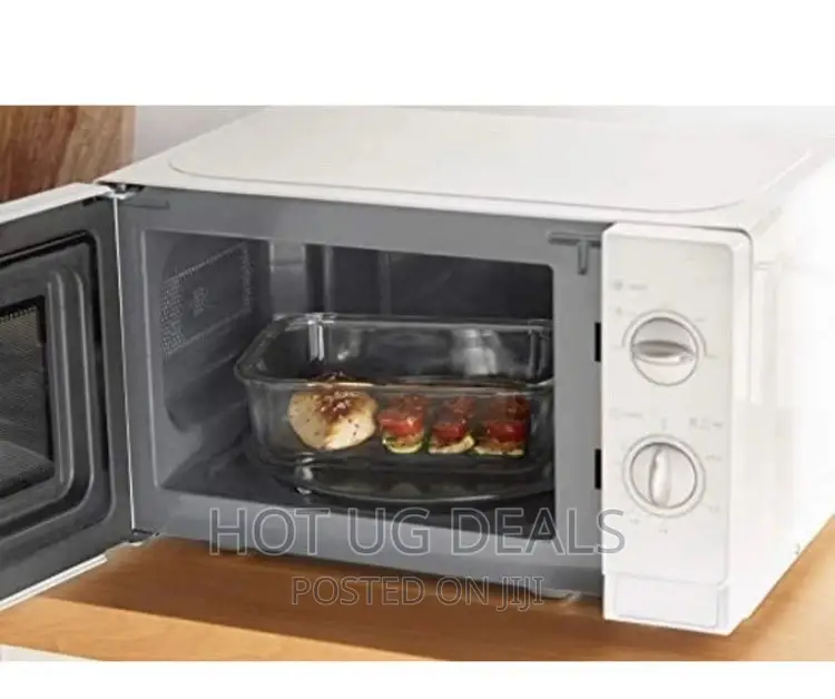 3 PCS Food Safe Microwave Oven Safe Glass Bowls -White
