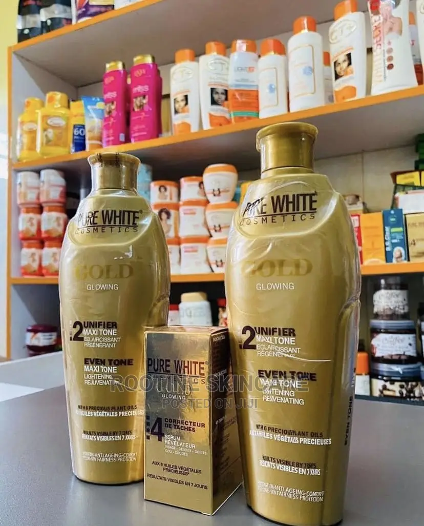 Pure White Gold Products (Fairly Lightens the Skin for Glow)