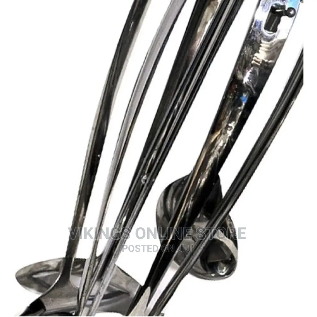 Long Dinner Serving Utensils/Spoons With Stand, 7pcs