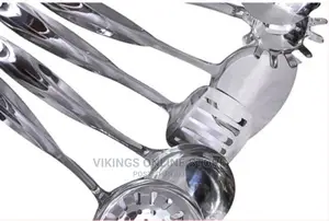 6 Pieces of Kitchen Tool Food Serving Spoons Cutlery Set
