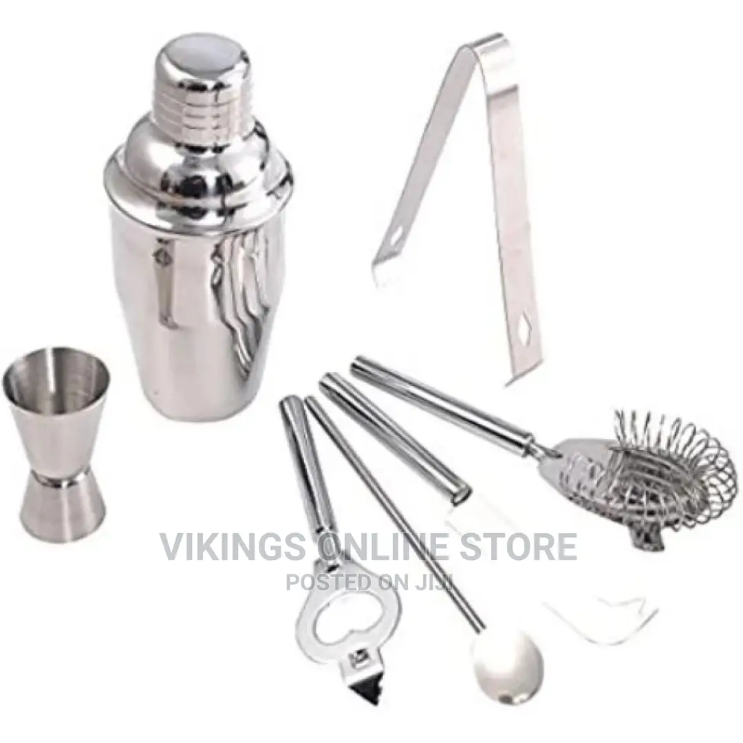 Stainless Steel Cocktail Mixer, Martini Bartender Bar Kit