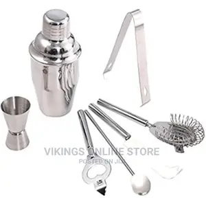 Stainless Steel Cocktail Mixer, Martini Bartender Bar Kit