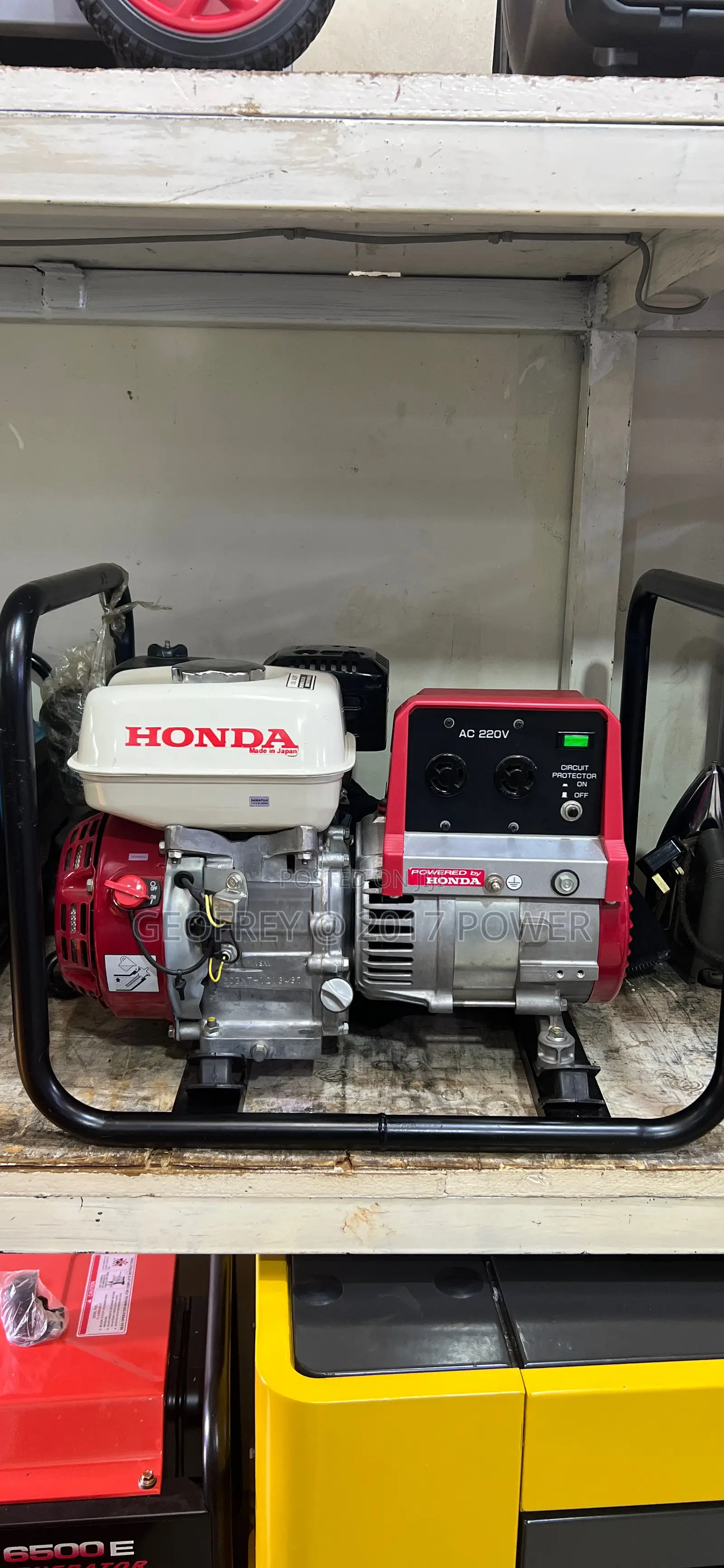 Honda Petrol Generator 3.5kva Japan Made