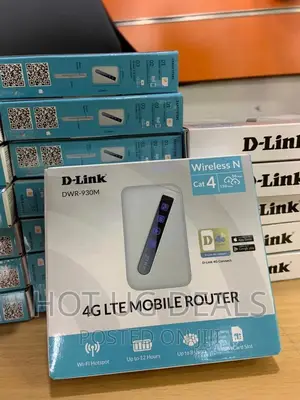Photo - D-Link 4G LTE Mobile Router 12 Hour Battery Mifi -White