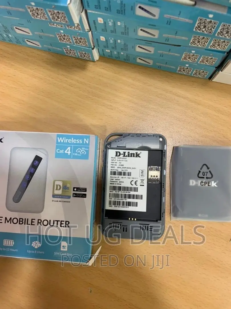 D-link 4g Lte Mobile Router 12 Hour Battery Mifi -white