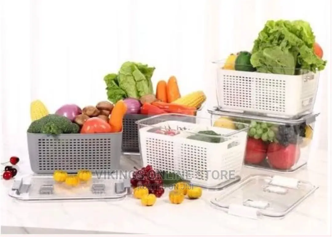 2.72L Refrigerator Organizer Bin Storage Container