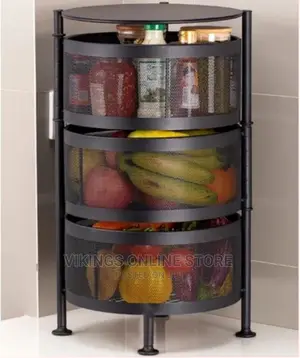3 Tier Kitchen, Bedroom,Bathroom Storage Rack Basket Trolley