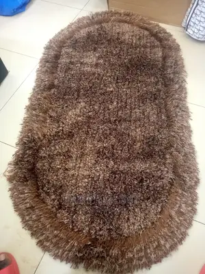 Vip Original Executive Strong Wool Bedside Carpet.( Brown)