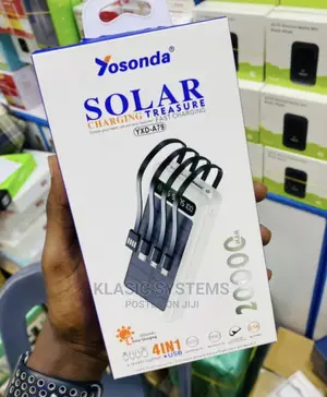 SOLAR CHARGING 4 In1treasure 20000.;,.