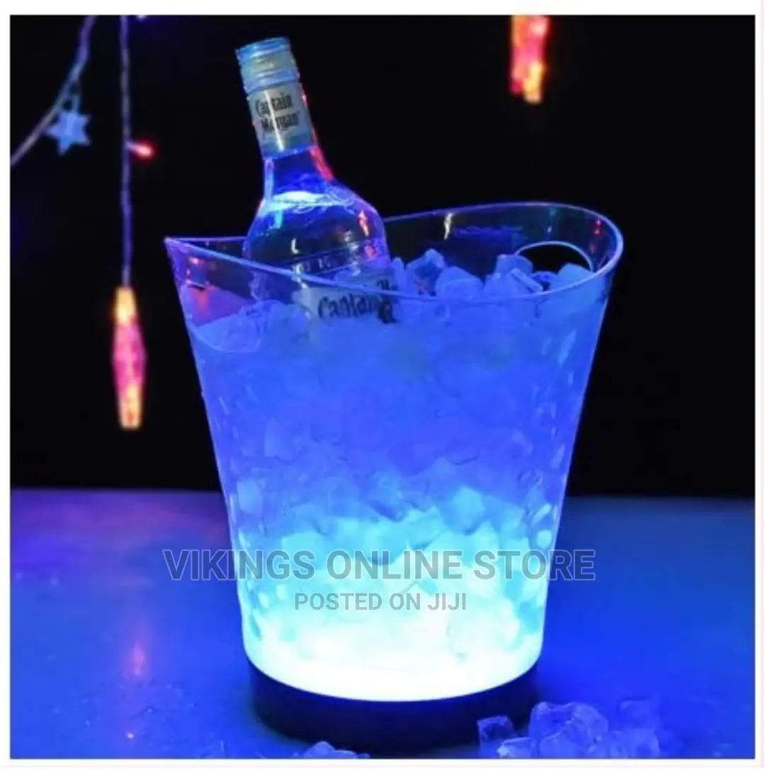 5L Led Ice Bucket Color Changing Champagne Wine Ice Bucket