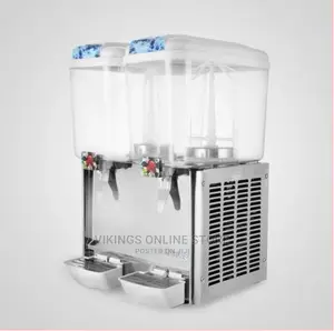 Commercial Cold Beverage Dispenser 2 Tap Juice Dispenser