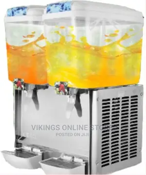 Commercial Cold Beverage Dispenser 2 Tap Juice Dispenser
