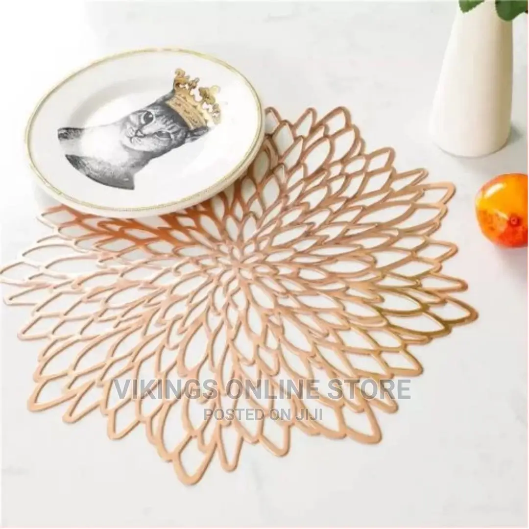 6PC Placemats Leaf Flower Place Mats Dining Table Mats-