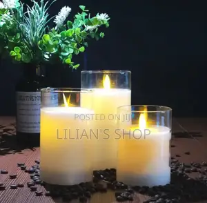 12pcs Plastic LED Smokeless Candles Warm White