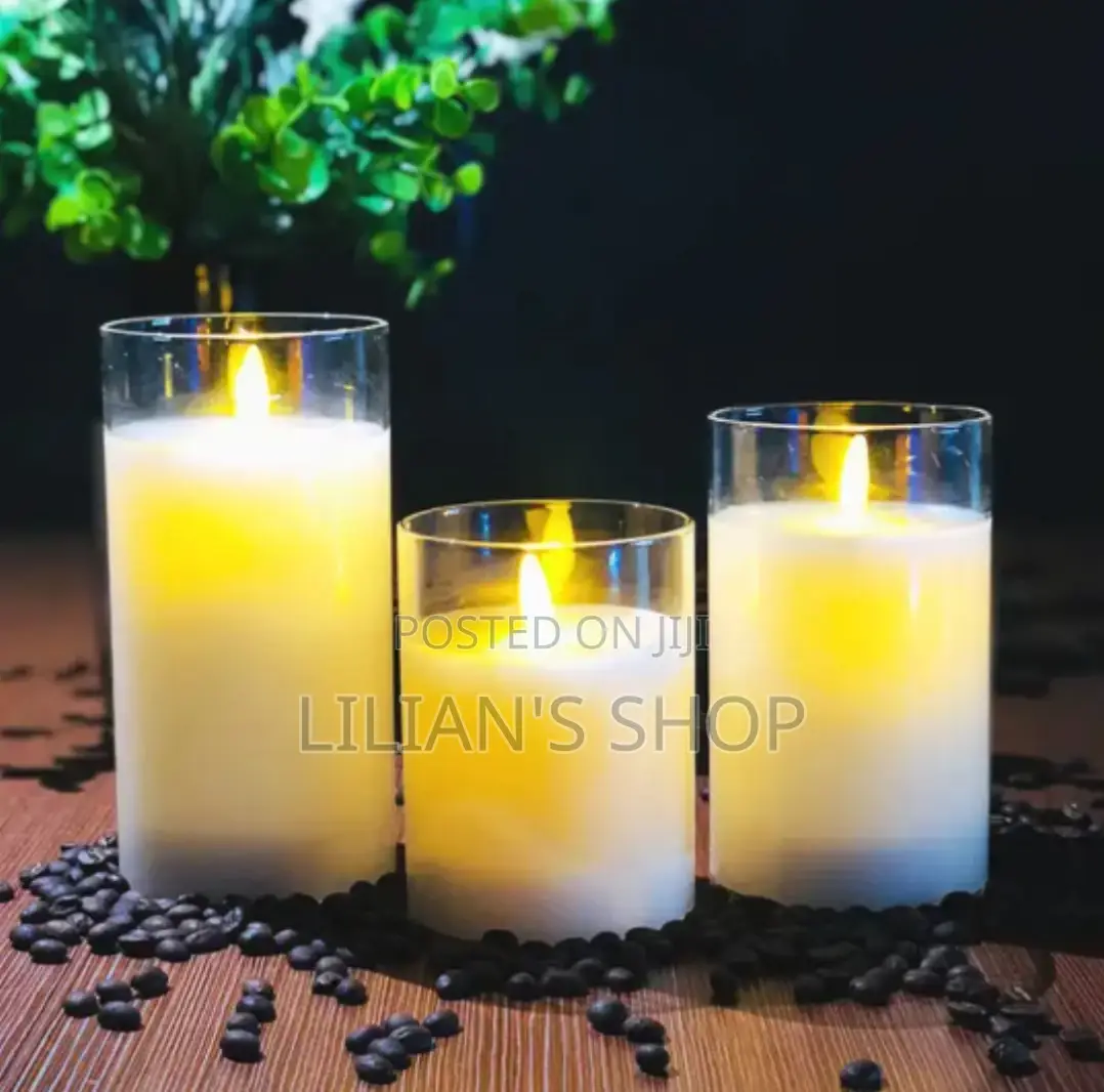 12pcs Plastic LED Smokeless Candles Warm White