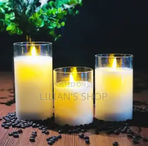 12pcs Plastic LED Smokeless Candles Warm White