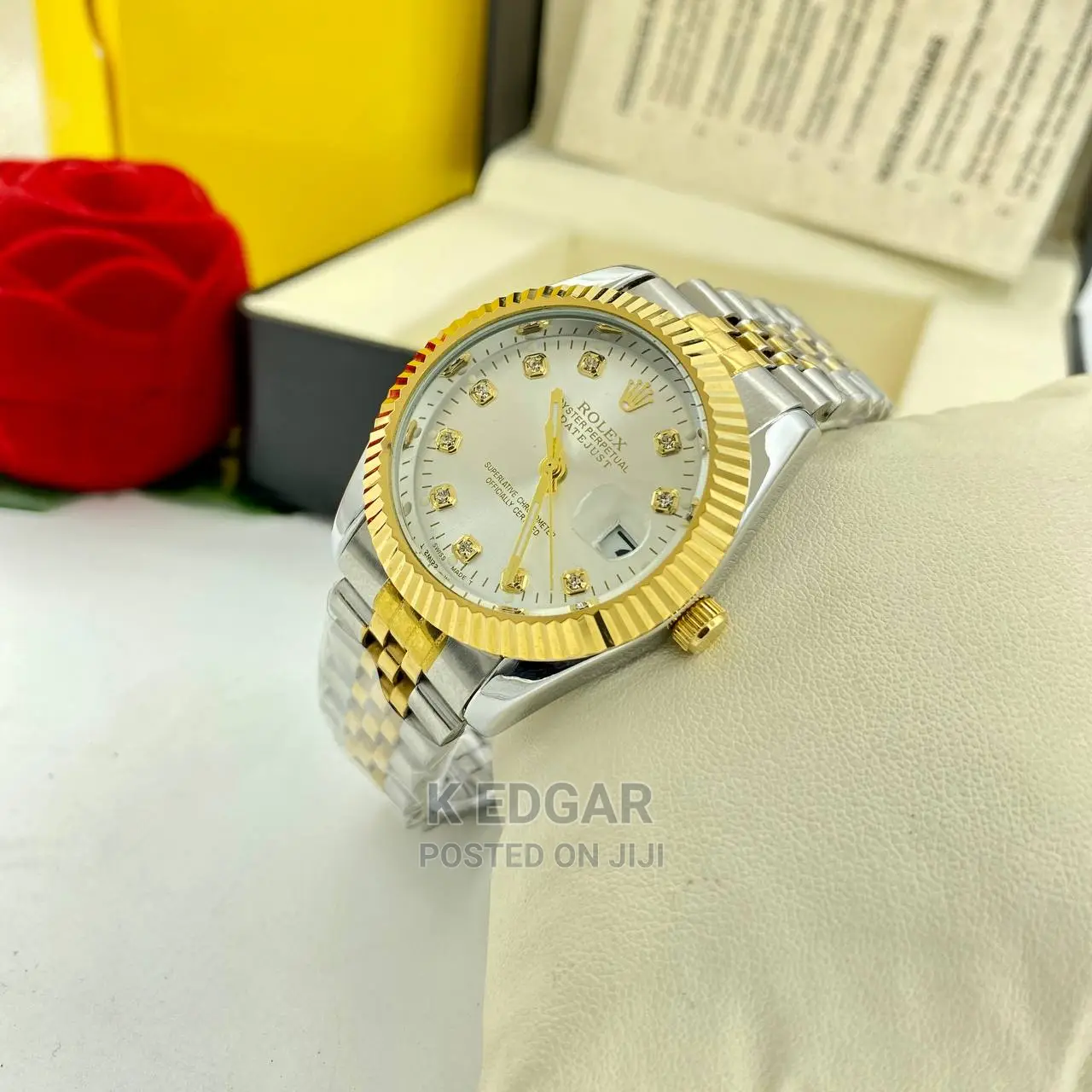 Brand New Silver and Gold Rolex Watch