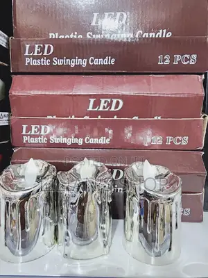 Big Led Swinging Plastic Candle