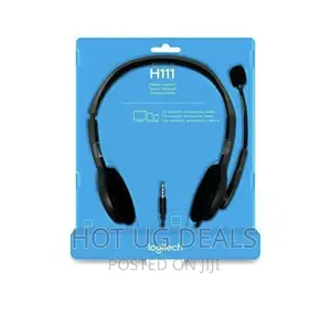 Logitech H111 Stereo Headset -Black