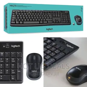Photo - Logitech MK270 Wireless Keyboard and Mouse Combo - Grey