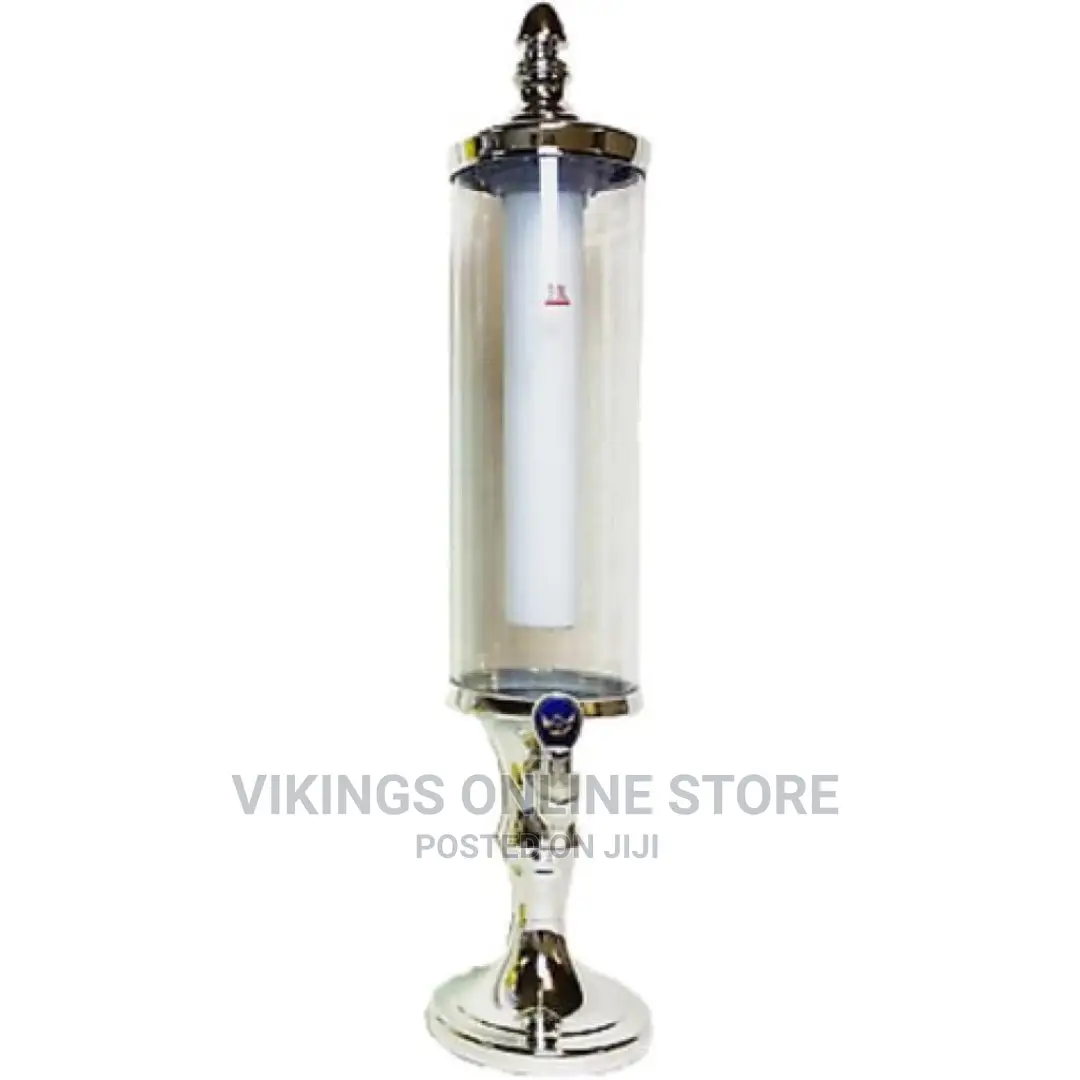 3L Beer Tower Faucet Beverage Drink Dispenser With Ice Tube