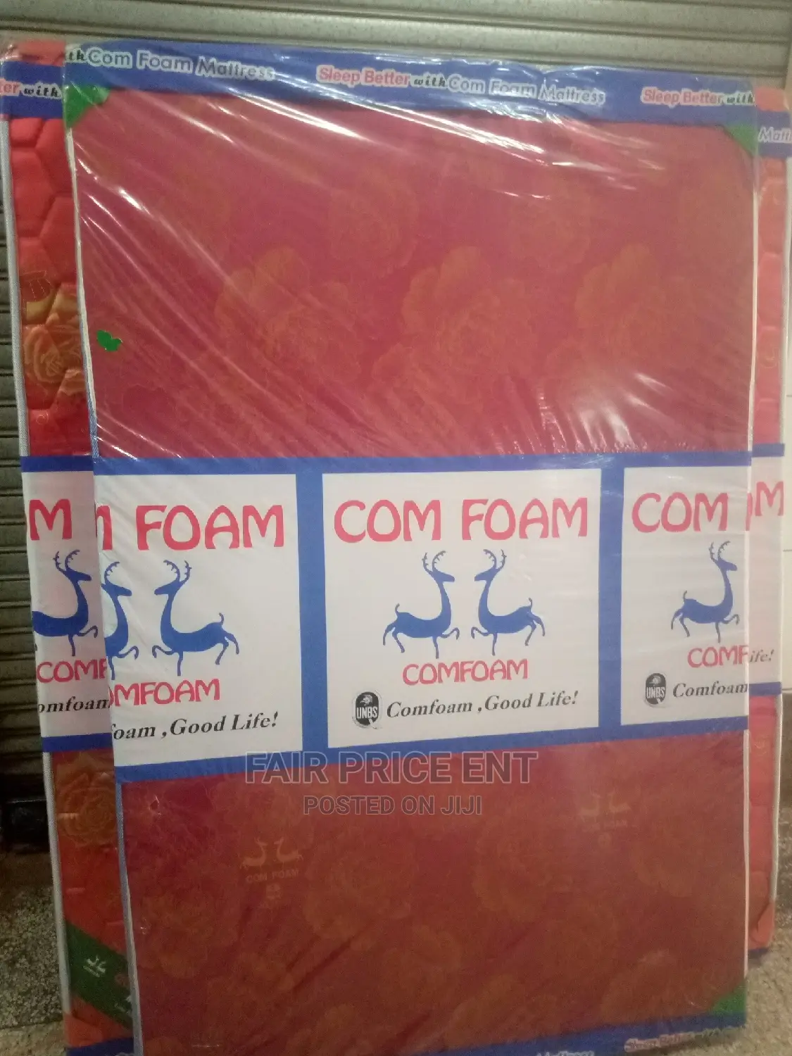 Comfoam Mattress Super Deluxe.4x6x6inches.( Red)