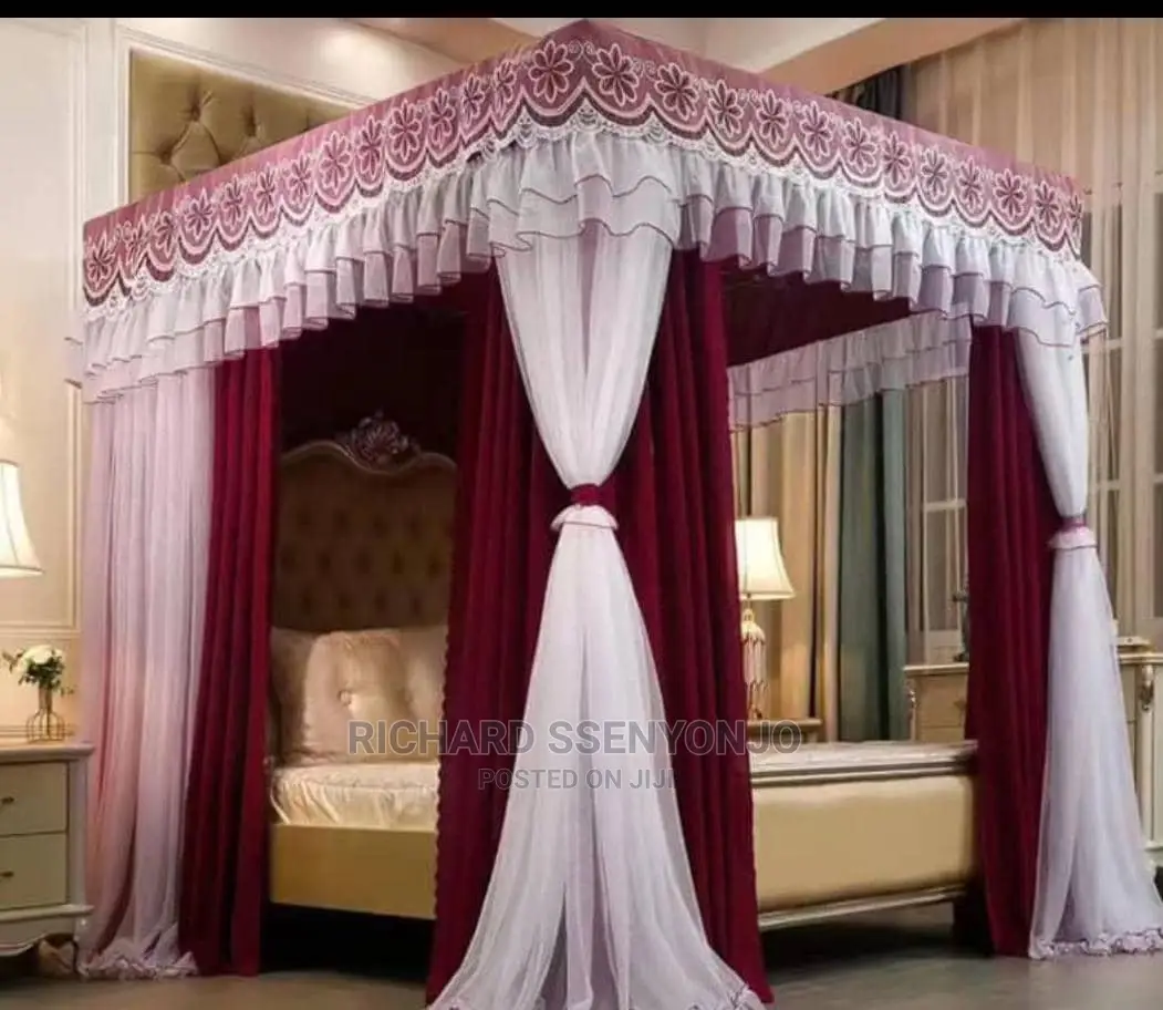 4 Stand Mosquito Nets With Curtains, 5x6