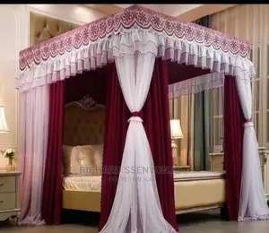 4 Stand Mosquito Nets With Curtains, 5x6