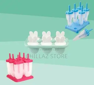 6pcs Ice Lolly Pop Moulds