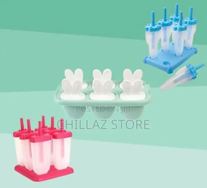 6pcs Ice Lolly Pop Moulds
