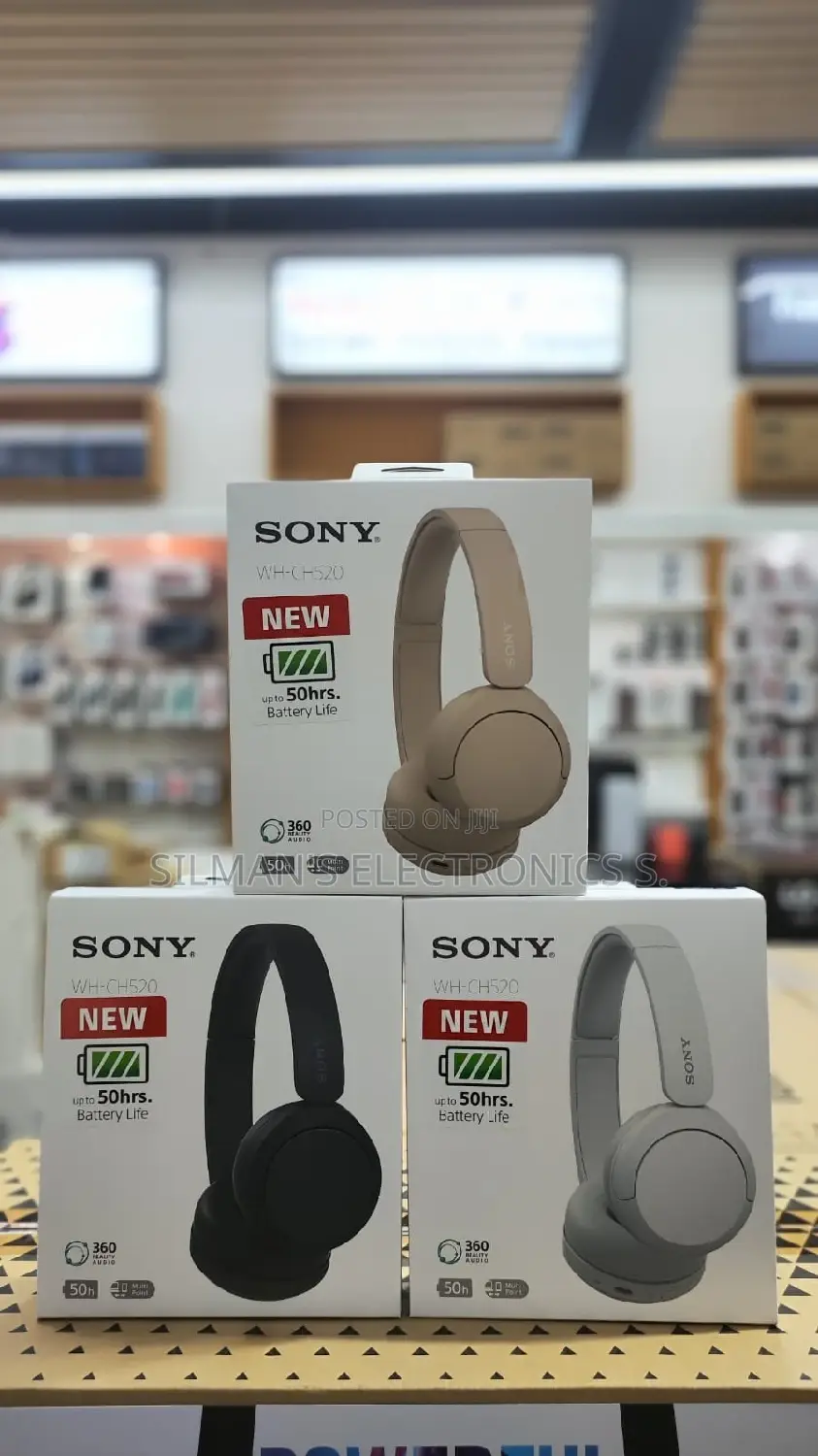 SONY Wh-Ch520 Wireless Headphones Beige