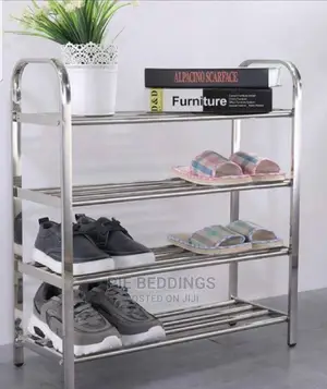 Metallic Flexible Shoe Rack