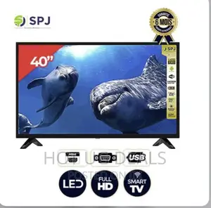 SPJ 40 Inch Full HD LED TV Free To Air Inbuilt – Black
