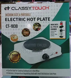 Classy Touch Single Solid Hotplate