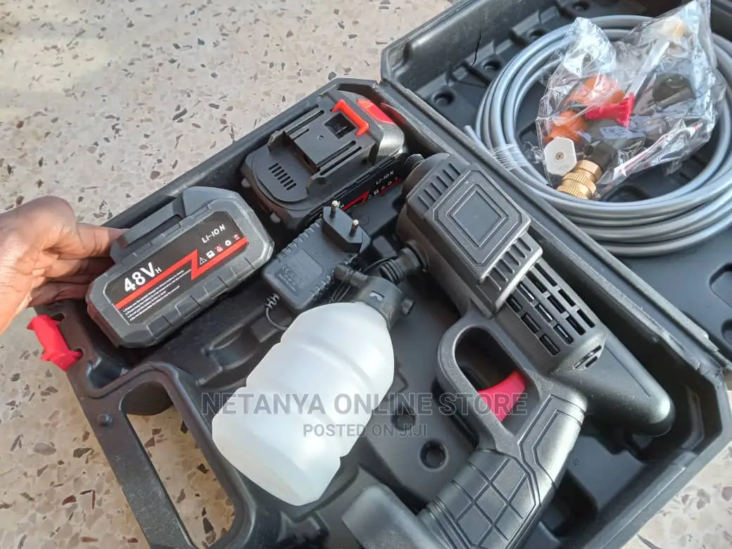 Rechargeable Car Washer Gun With 2 Batteries