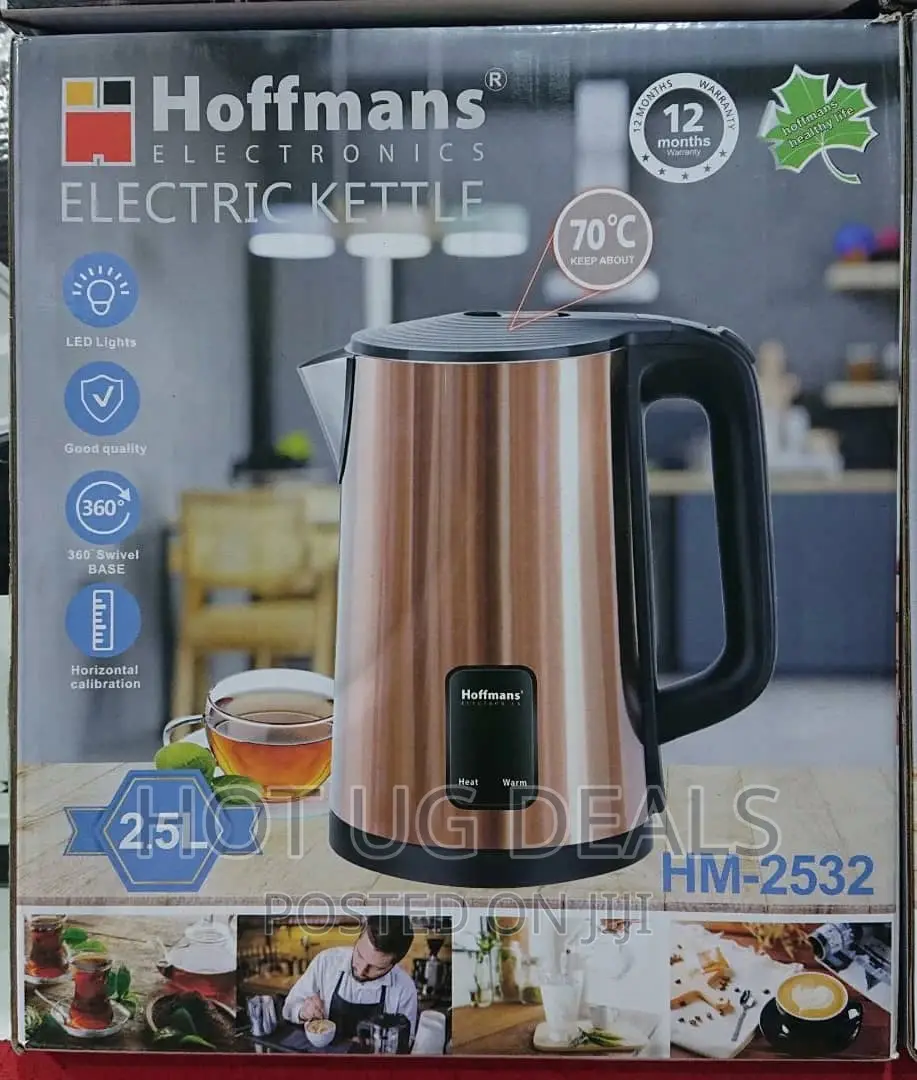 2.5l Hoffman Electric Kettle With Heat Warm Function