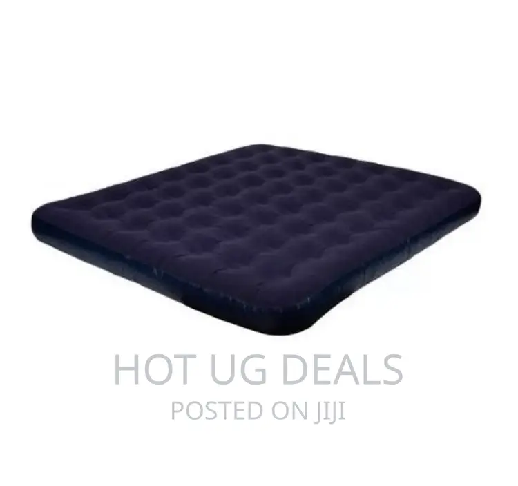 6x6 Inflatable Air Mattress With Blow Pump - Navy Blue