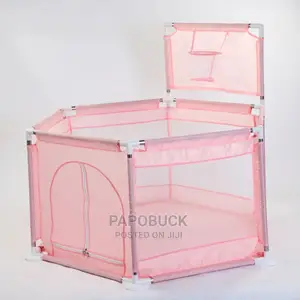 Kids Playpen With Balls and a Toy Car