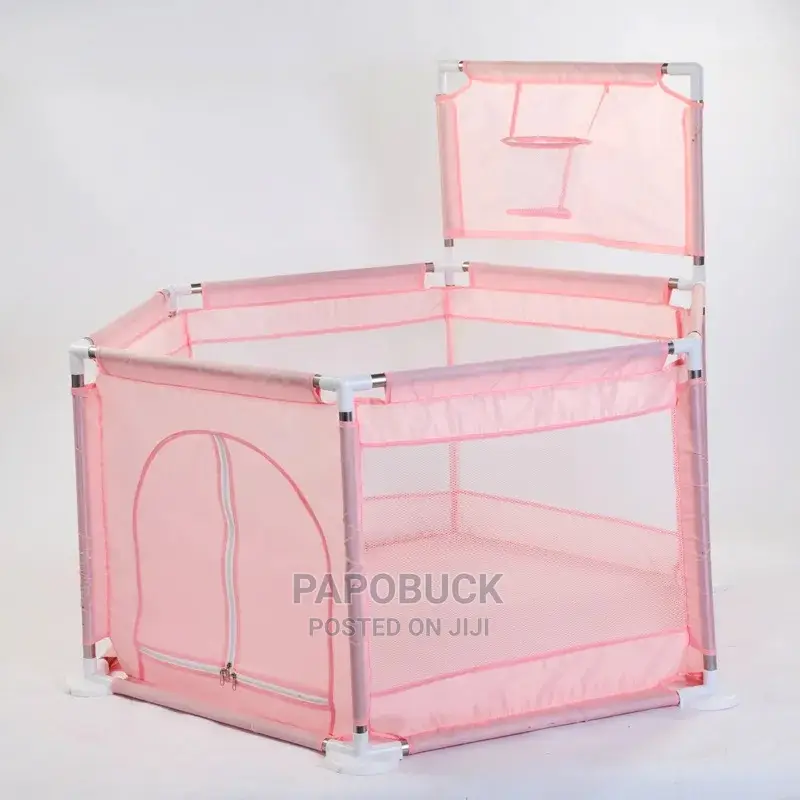 Kids Playpen With Balls and a Toy Car