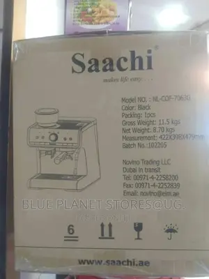 SAACHI 15 Bar/2.8l Coffee Maker With Grinder \\ NL-COF-7063G