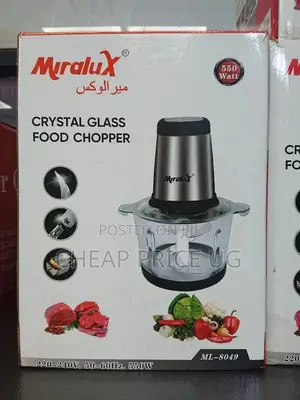 Miralux Crystal Glass Food Chopper