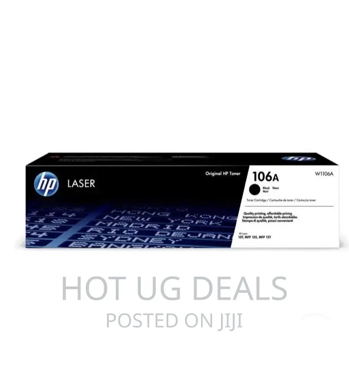 Hp 106a Black Toner Cartridge (W1106a) 107, Mfp 135, Mfp 137