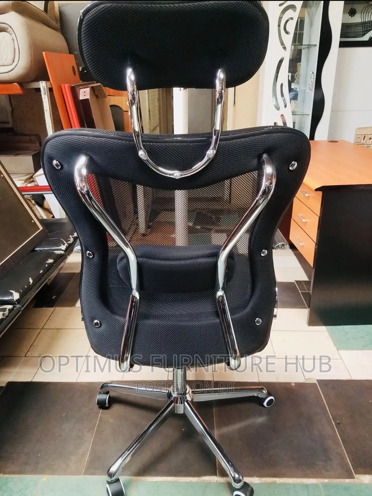 Office Chair (Metallic Frame)