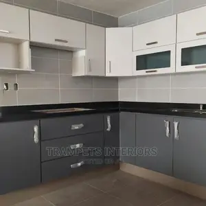 White and Grey Kitchen Cabinets