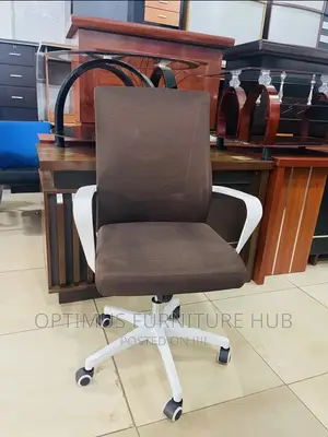 Office Chair (Brown Cushion)