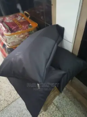 Fibre Pillows Covered With Leather