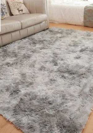Grey Fluffy Carpets