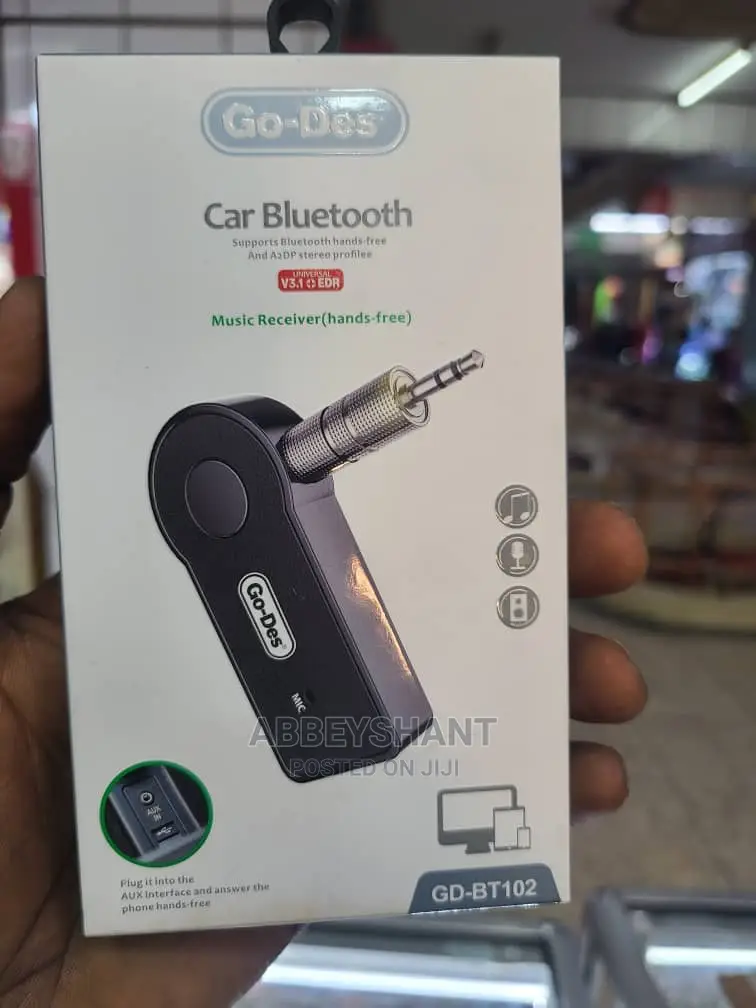 Aux Car Bluetooth/ Wireless Audio Receiver